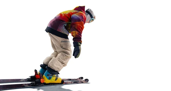 スキーだ 極端な冬のスポーツ — ストック写真