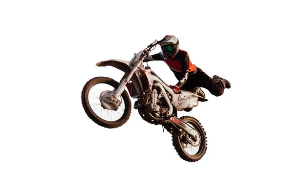 Moto Freestyle Motocicleta Truco Jinete — Foto de Stock