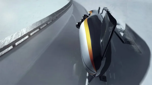 Bobsleigh Professional Winter Sports — стокове фото