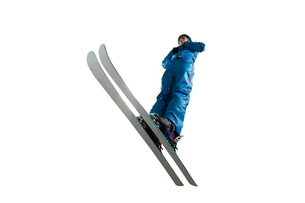 Freestyle Aerials Skiing Athlete — Stock Photo, Image