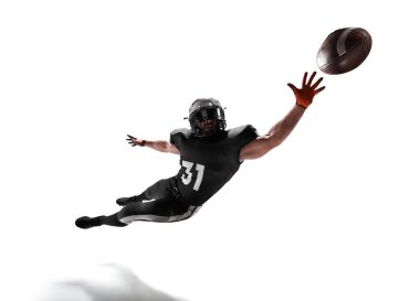 Amerikan futbolcu erkek.