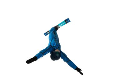 Serbest stil kayak sporcusu.