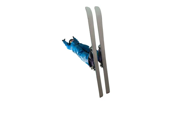 Freestyle Antény Lyžování Sportovec — Stock fotografie