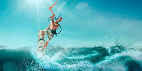 Jovem Kite Surf — Fotografia de Stock