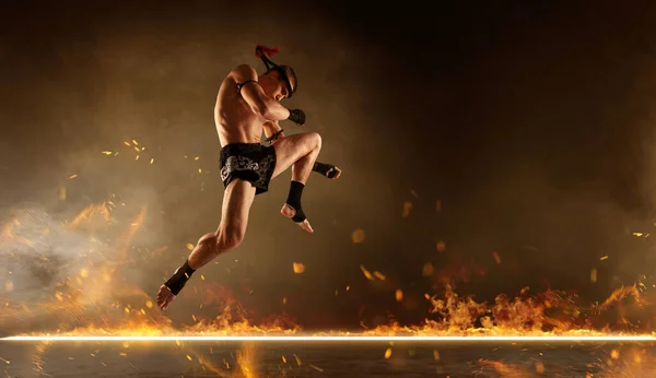 Muay Thai Thai Boxe — Foto Stock