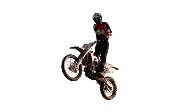 Moto Freestyle Motorcycle Stunt Rider — Stock Photo, Image