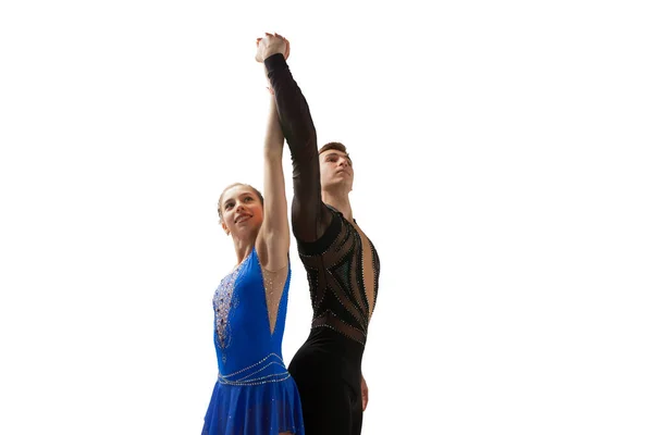 Figure Skating Couple Ice — Stock Photo, Image