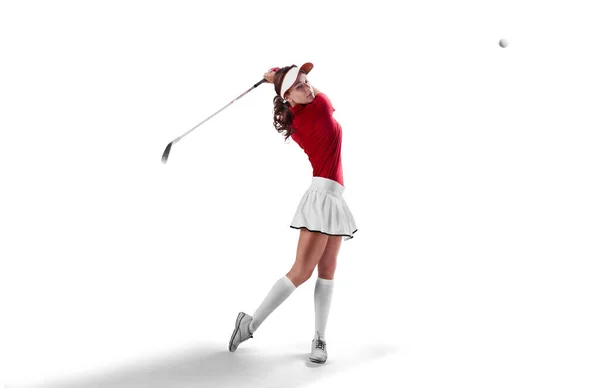 Jogadora Profissional Golfe — Fotografia de Stock
