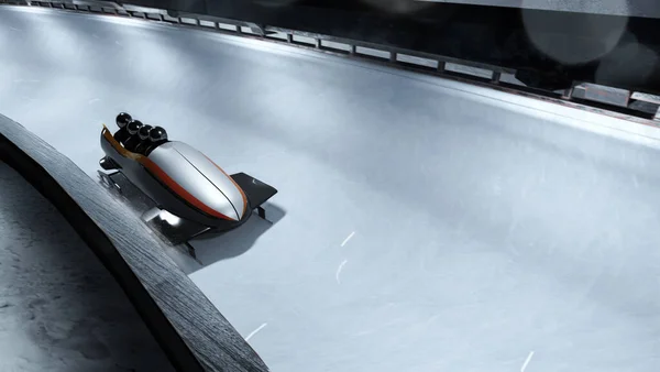 Bobsleigh Professional Esporte Inverno — Fotografia de Stock