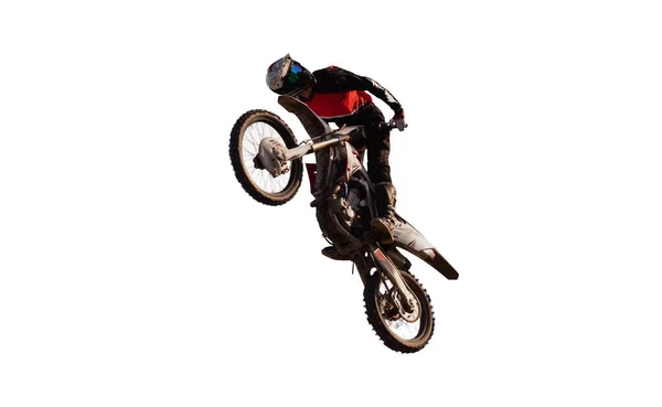 Moto Freestyle Męski Sportowiec — Zdjęcie stockowe