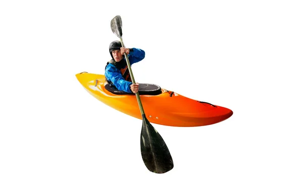Kayak Aguas Bravas Kayak Extremo — Foto de Stock