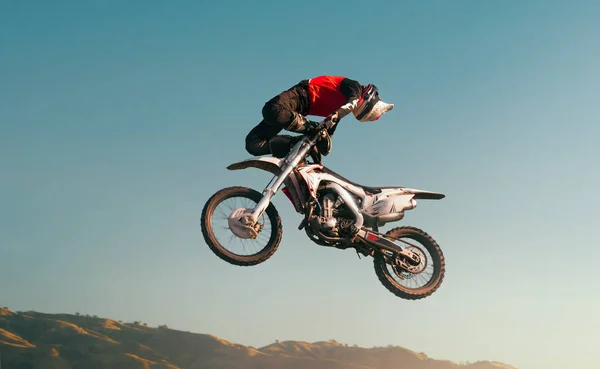 Moto Freestyle Male Athlete — Stock Photo, Image