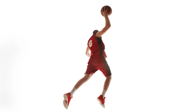 Баскетболист Играет Стритбол — стоковое фото