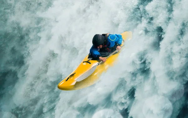 Wildwasser Kajak Extrem Kajak — Stockfoto