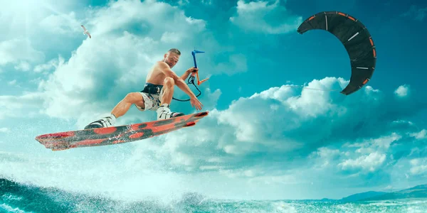 Jovem Kite Surf — Fotografia de Stock