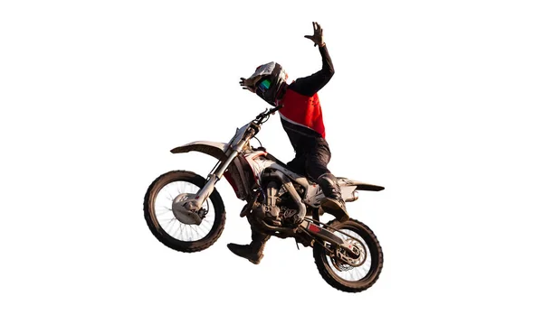 Moto Estilo Livre Atleta Masculino — Fotografia de Stock