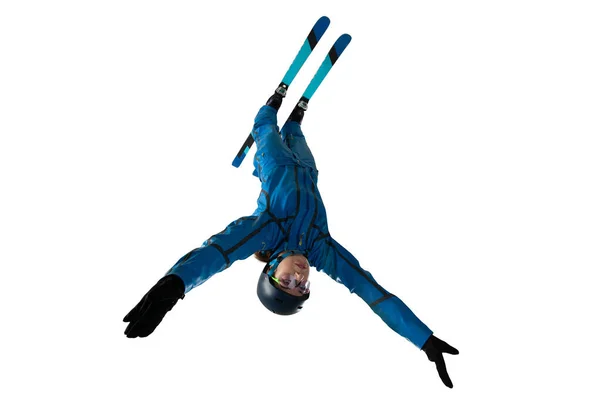 自由式空中滑雪运动员 — 图库照片