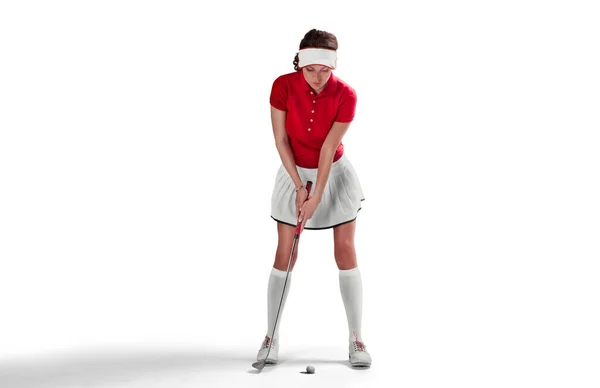 Professional Female Golf Player — Stock Photo, Image