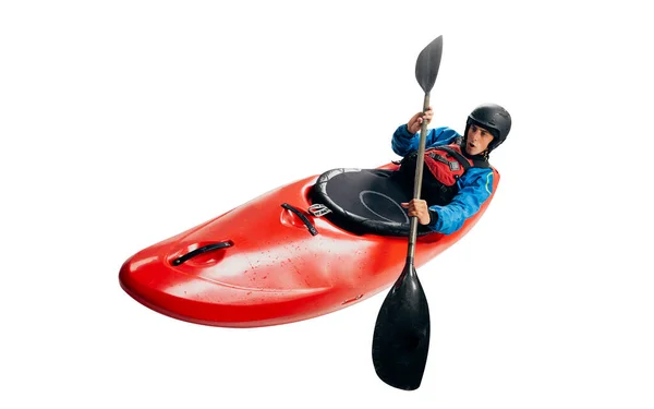 Kayak Aguas Bravas Kayak Extremo — Foto de Stock