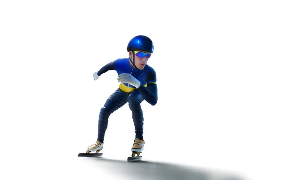 男子短道速滑运动员 — 图库照片