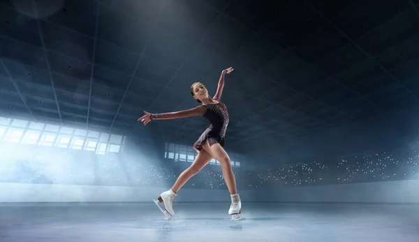 Patinaje Artístico Mujer Arena — Foto de Stock