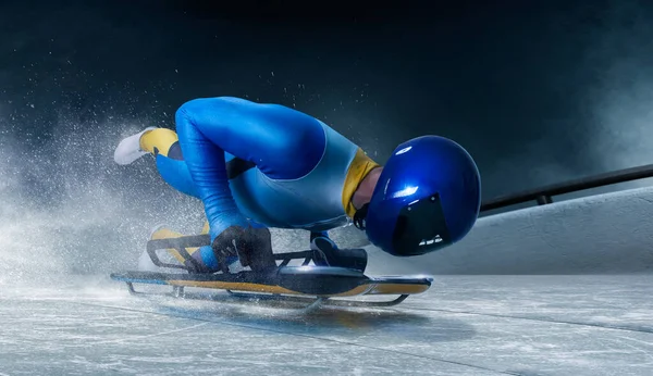 Skelett Sport Bobsläde Luge — Stockfoto