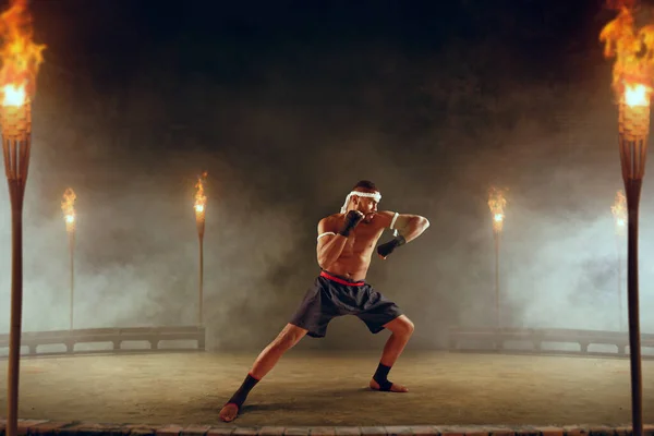 Muay Thai Boxe — Fotografia de Stock