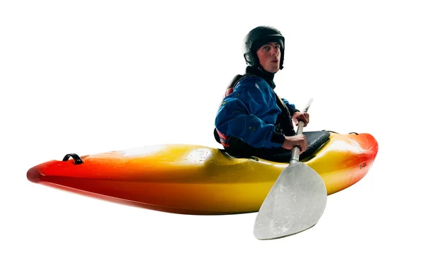 Kayak Whitewater Kayak Estremo — Foto Stock