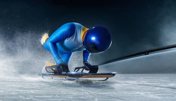 Skeleton Sport Bobsled Luge — Stock Photo, Image