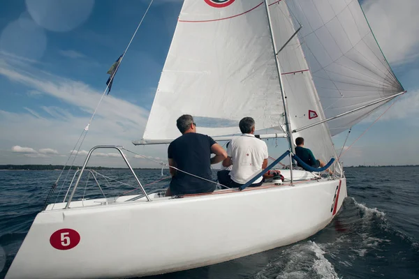 Carrera Yates Vela Yates Regata Vela — Foto de Stock