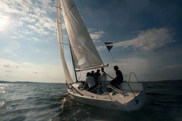 Carrera Yates Vela Yates Regata Vela — Foto de Stock