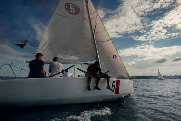 Carrera Yates Vela Yates Regata Vela — Foto de Stock