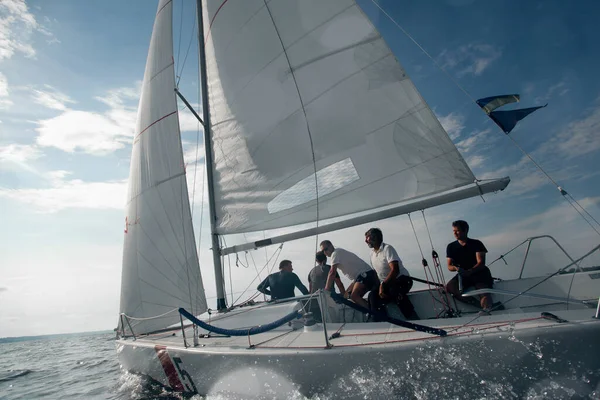 Gara Yacht Vela Yachting Regata Vela — Foto Stock