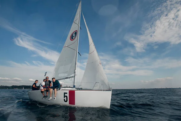 Carrera Yates Vela Yates Regata Vela — Foto de Stock