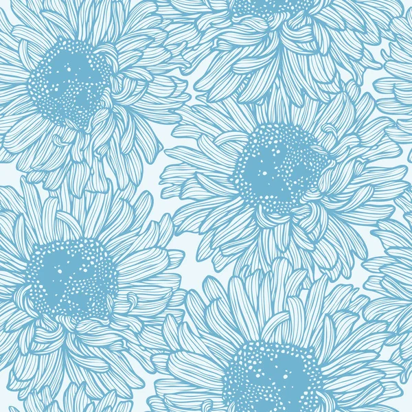 Çiçek seamless modeli. Çiçek şekil