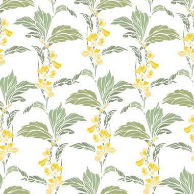 Çiçek seamless modeli. Çiçek şekil