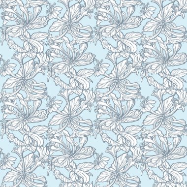 Çiçek seamless modeli. Çiçek şekil