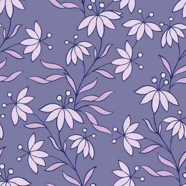 Çiçek seamless modeli. Çiçek şekil