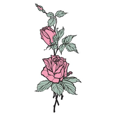 çiçek gül ile Seamless Modeli