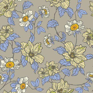 çiçek gül ile Seamless Modeli