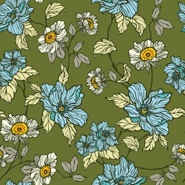 çiçek gül ile Seamless Modeli