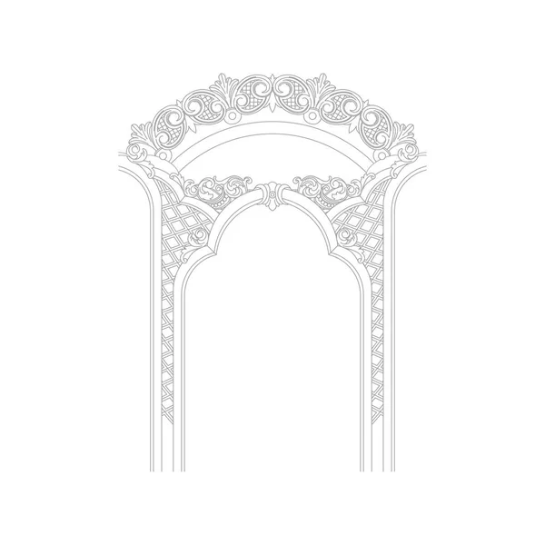 Vintage Arch Vektorn — Stock vektor