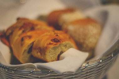 ekmek ve tereyağı bir yüksek sınıf restoran