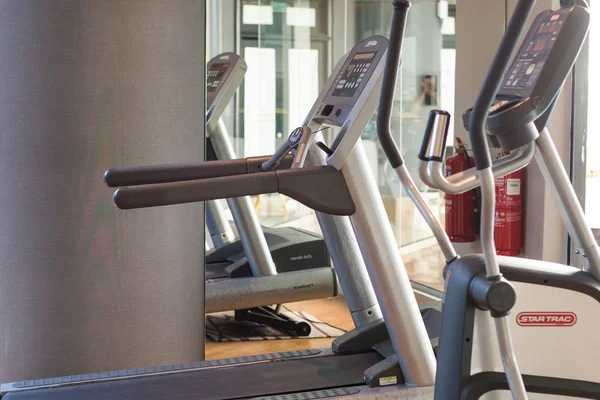 Treadmill Machine Elliptical Trainer Machine Gym — Stock Photo, Image