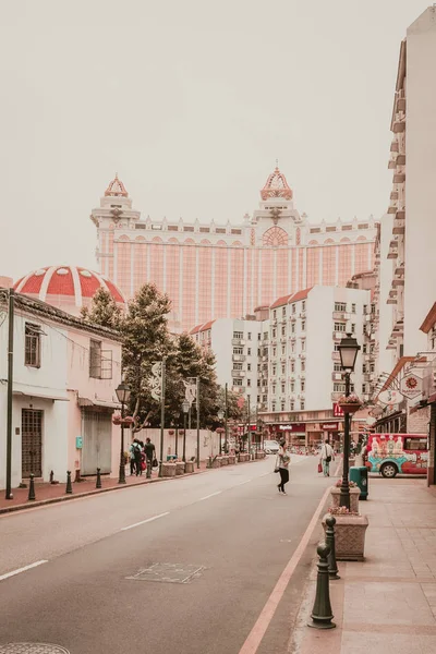 Paesaggi e attrazioni turistiche da Taipa Village a Macao, Cina — Foto Stock