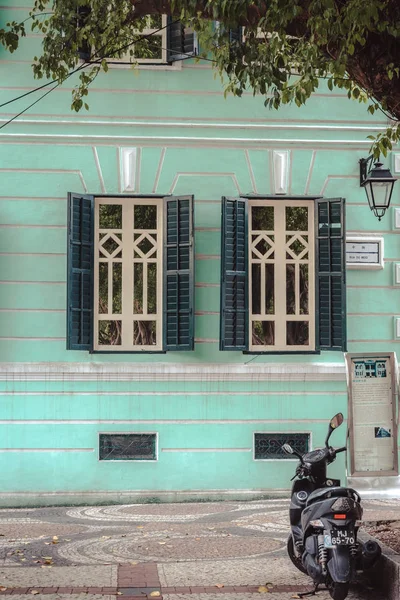 Macau Taipa Village sahne ve turistik, Çin — Stok fotoğraf