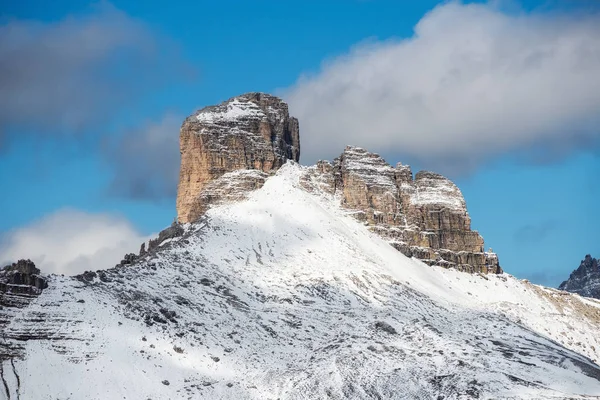 Yüksek Dağlar Ridge Talya Alpleri Nde Kış Zamanında Güzel Doğal — Stok fotoğraf