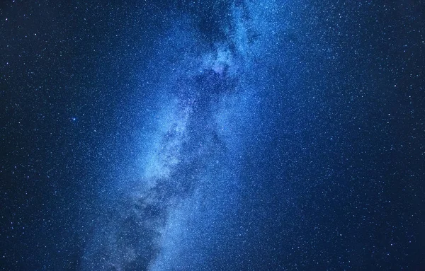Láctea Céu Noturno Com Estrelas Como Pano Fundo Composição Natural — Fotografia de Stock