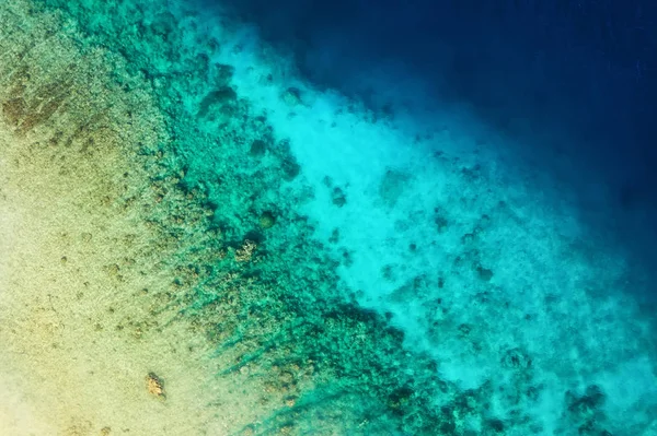 Costa Del Mar Como Fondo Desde Vista Superior Fondo Agua —  Fotos de Stock