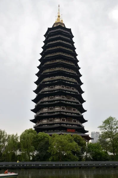 Changzhou China April Tianning Temple Built Vii Century Tang Dynasty — Stock Photo, Image